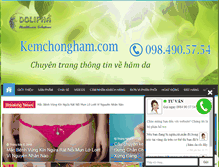 Tablet Screenshot of kemchongham.com